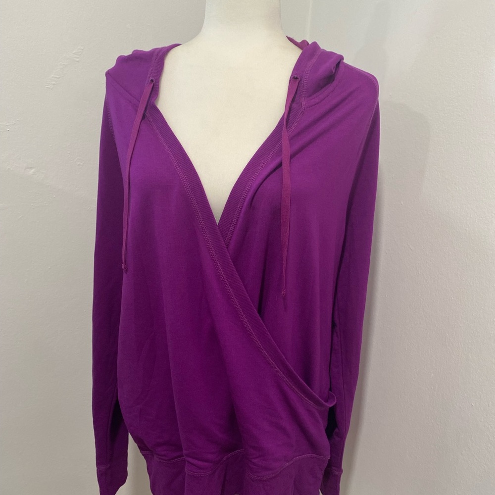 RALPH LAUREN hoodie blouse NWOUT tag size L purple - Picture 8 of 15